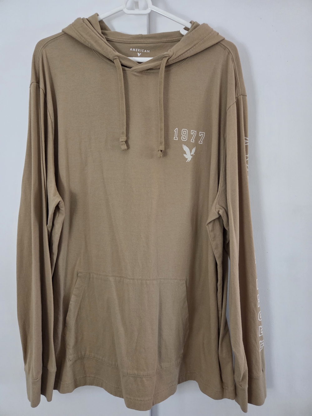 American Eagle Outfitters Brown Super Soft Standard Fit Tee